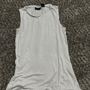 white tank top, perfect condition bigger than that it says